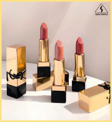 Son Màu Có Dưỡng Thuần Chay YSL Rouge Pur Couture Caring Satin Lipstick [Khắc Tên Miễn Phí]